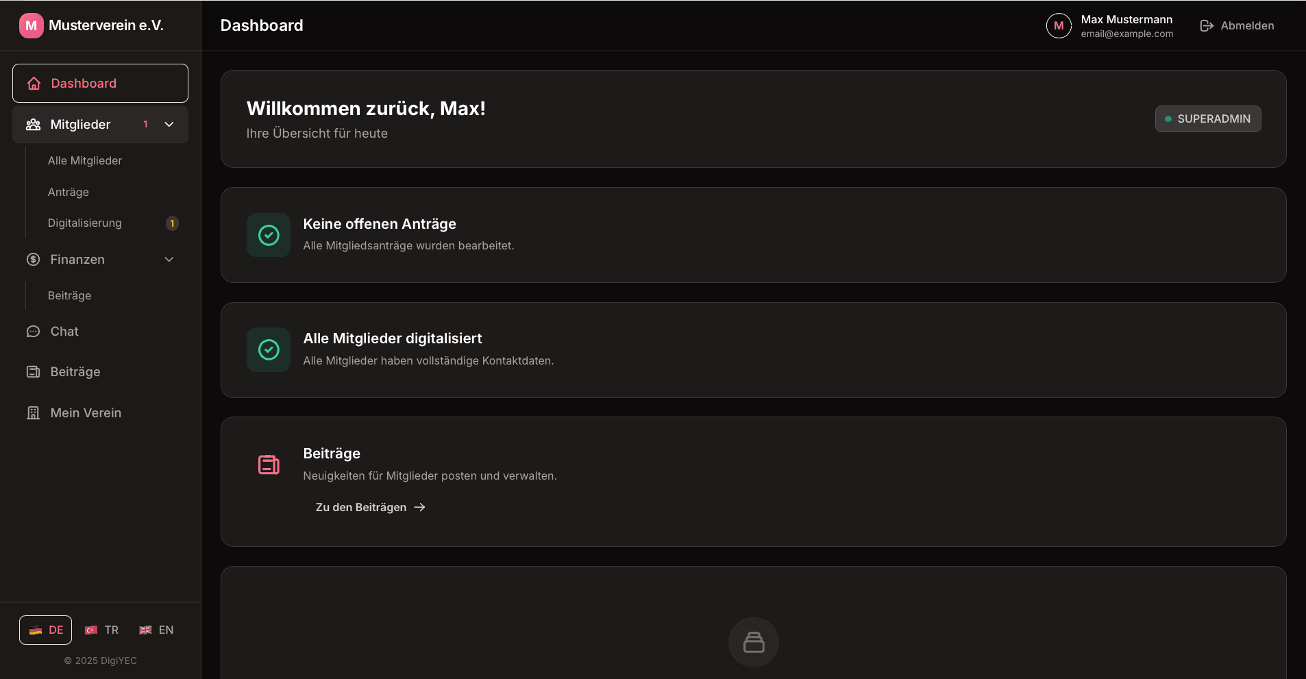 Vereinsplattform — Bild 2