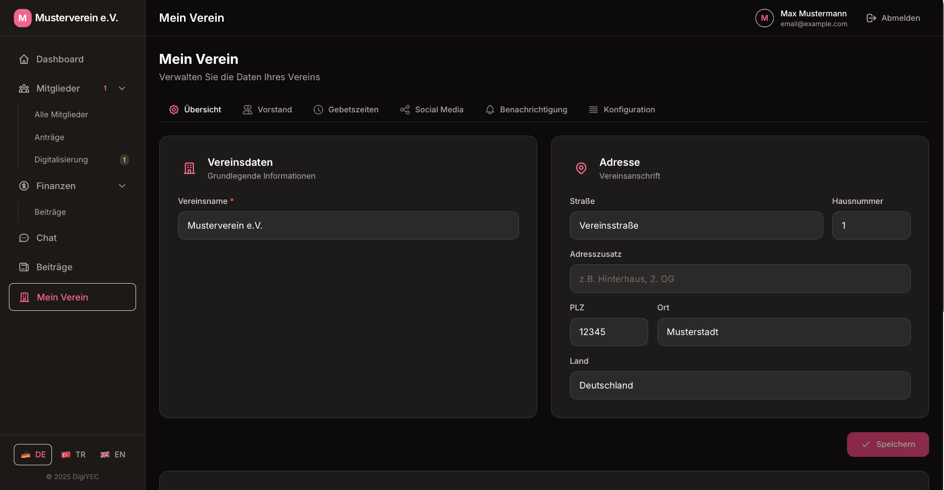 Vereinsplattform — Bild 4